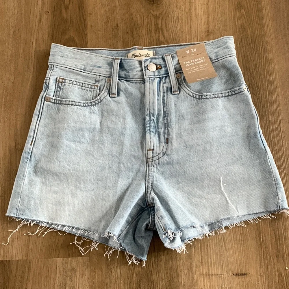Madewell The Perfect Jean Short NWT - Picture 1 of 2
